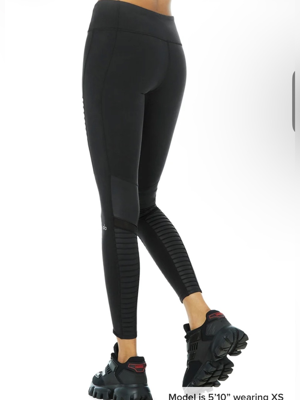 ALO MOTO LEGGINGS XS Excellent condition ON SITE NOW FULL PRICE $128